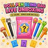 Doll Pen Blind Bag - Live Unboxing | Free Shipping on Orders Over $20