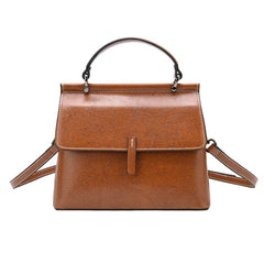Elegant Leather Tote for Women – Chic Top Handle & Shoulder Bag
