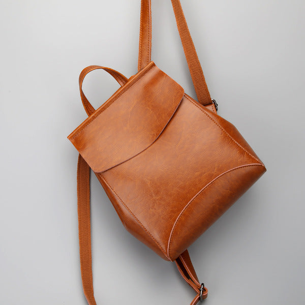 Women’s Leather Backpack – Chic Multi-Functional Genuine Leather Shoulder Bag