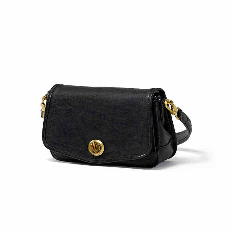 French Leather Baguette Bag – Women’s Chic Small Genuine Leather Shoulder Handbag