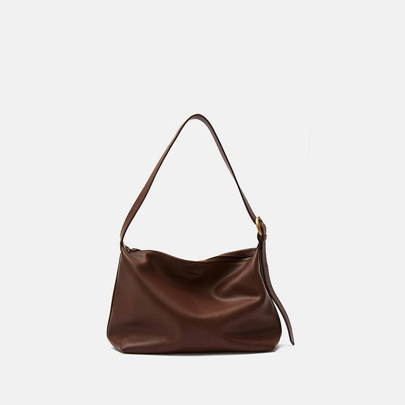 Soft Leather Tote Bag – Women’s Full-Grain Large Shoulder & Crossbody Handbag