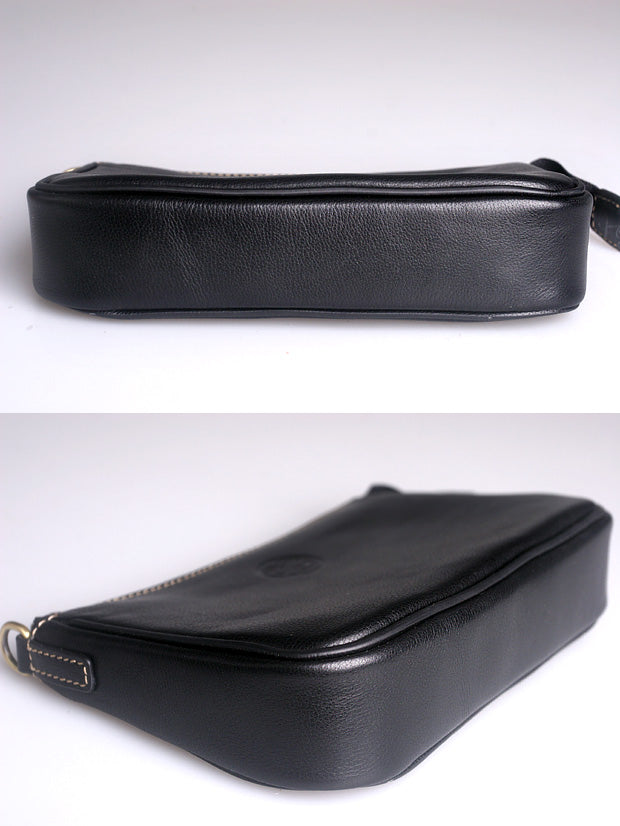 Women’s Full-Grain Leather Crossbody Tote – Minimalist Handmade Small Shoulder Bag