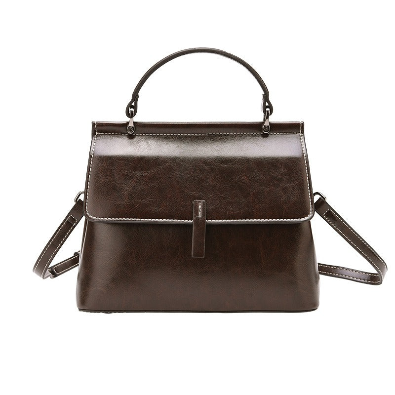 Elegant Leather Tote for Women – Chic Top Handle & Shoulder Bag